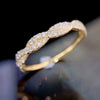 Wholesale Twisted Ring Copper Light Luxury Geometric Style