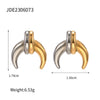Wholesale Two Color Stainless Steel Jewelry With Quiet Design And Joker Pattern Electroplated Non Fading