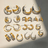 Wholesale Two Color Stainless Steel Jewelry With Quiet Design And Joker Pattern Electroplated Non Fading