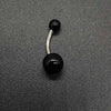 Wholesale Unisex Acrylic Navel Ring Jewelry Stainless Steel Candy Color Round Style