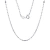Wholesale Unisex Allmatch Geometric S925 Sterling Silver Clavicle Necklace With Electroplating Treatment