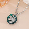 Wholesale Unisex Animal Shaped Copper 18K Gold Plated Frog Pendant Necklace With Ball Chain