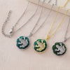 Wholesale Unisex Animal Shaped Copper 18K Gold Plated Frog Pendant Necklace With Ball Chain