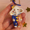 Wholesale Unisex Cartoon Animal And Heart Shaped Copper Electroplated Necklace