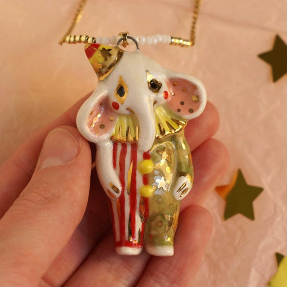 Wholesale Unisex Cartoon Animal And Heart Shaped Copper Electroplated Necklace