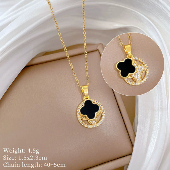 Wholesale Unisex Cartoon Animal Zodiac Stainless Steel And Copper Necklace