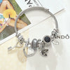 Wholesale Unisex Cartoon Animals Zodiac Zinc Alloy Electroplated Detachable Beaded Bracelet