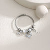 Wholesale Unisex Cartoon Animals Zodiac Zinc Alloy Electroplated Detachable Beaded Bracelet