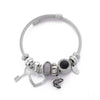 Wholesale Unisex Cartoon Animals Zodiac Zinc Alloy Electroplated Detachable Beaded Bracelet
