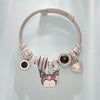 Wholesale Unisex Cartoon Characters Zinc Alloy Electroplated Bracelet Jewelry