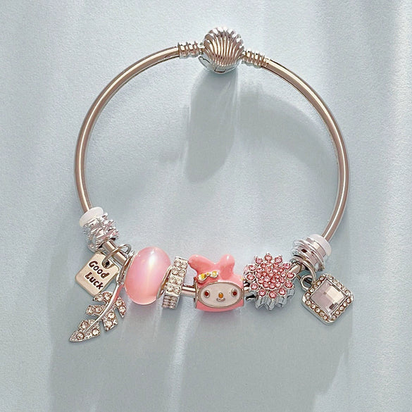 Wholesale Unisex Cartoon Characters Zinc Alloy Electroplated Bracelet Jewelry