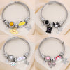 Wholesale Unisex Cartoon Characters Zinc Alloy Electroplated Bracelet Jewelry