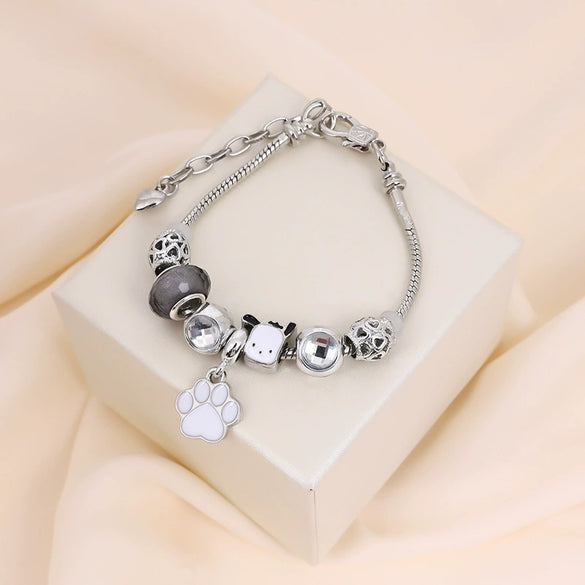 Wholesale Unisex Cartoon Characters Zinc Alloy Electroplated Bracelet Jewelry