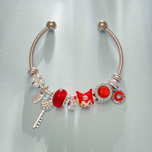 Wholesale Unisex Cartoon Characters Zinc Alloy Electroplated Bracelet Jewelry