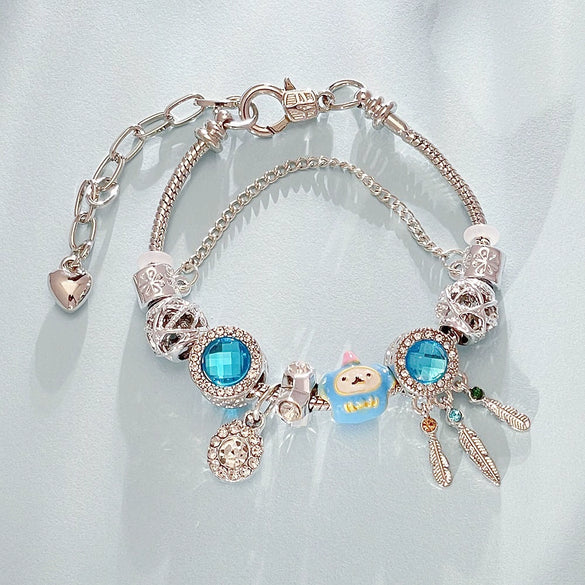 Wholesale Unisex Cartoon Characters Zinc Alloy Electroplated Bracelet Jewelry