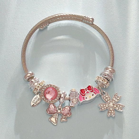 Wholesale Unisex Cartoon Characters Zinc Alloy Electroplated Bracelet Jewelry