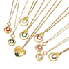 Wholesale Unisex Casual Geometric Stainless Steel Real Gold Plated Ushaped Chain Necklace