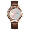 Wholesale Unisex Casual Hollow Dial Quartz Watch Alloy Case Imitation Leather Strap Stainless Steel Buckle Round Dial