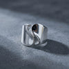 Wholesale Unisex Copper Silver Plated Electroplated Geometric Minimalist Cross Ring