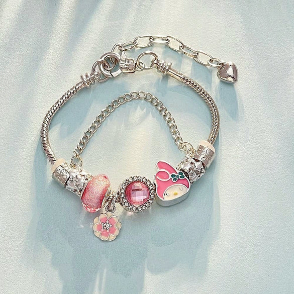 Wholesale Unisex Cute Cartoon Animal Zodiac Zinc Alloy Electroplated Bracelet For Children