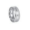 Wholesale Unisex Electroplated Sand Gold Stainless Steel Ring