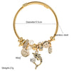 Wholesale Unisex Fashion Animal Diamond Inlaid Titanium Steel Bracelet With Dolphin Pendant