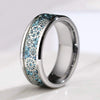 Wholesale Unisex Fashion Creative Silver Gear Stainless Steel Ring With Geometric Pattern