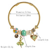 Wholesale Unisex Fashion Diamond Exquisite Beaded Leaves Alloy Bracelet