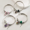 Wholesale Unisex Fashion Diamond Heart Elephant Love Adjustable Bracelet Made Of Alloy