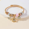 Wholesale Unisex Fashion Insect Animals Zodiac Signs Stainless Steel Alloy Electroplated Beaded Pendant Bracelet