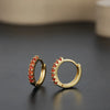 Wholesale Unisex Fashionable Light Luxury Niche Highend Sense Earrings Copper Ushape Electroplated