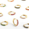 Wholesale Unisex Fashionable Light Luxury Niche Highend Sense Earrings Copper Ushape Electroplated