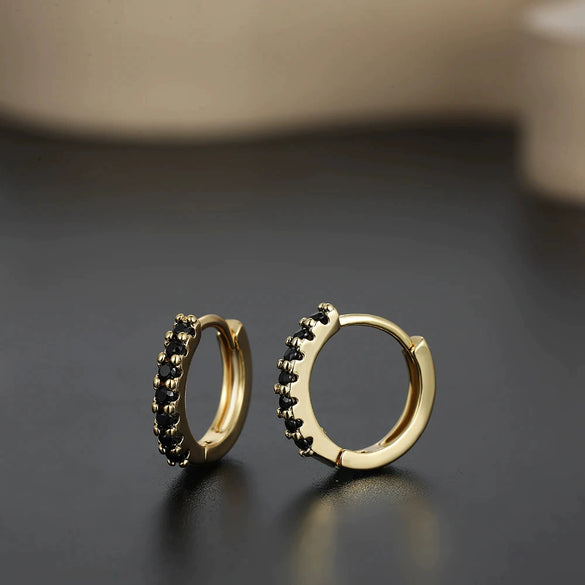 Wholesale Unisex Fashionable Light Luxury Niche Highend Sense Earrings Copper Ushape Electroplated