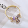 Wholesale Unisex Geometric Alloy Bracelet With Diamond Design And Exquisite Pendant