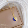 Wholesale Unisex Geometric Cartoon Stainless Steel And Copper Full Diamond Necklace