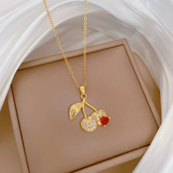 Wholesale Unisex Geometric Cartoon Stainless Steel And Copper Necklace
