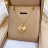 Wholesale Unisex Geometric Cartoon Stainless Steel Copper Micro Inlay Full Diamond Clavicle Chain Jewelry