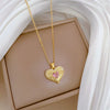 Wholesale Unisex Geometric Cartoon Stainless Steel Copper Micro Inlay Full Diamond Clavicle Chain Jewelry