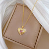 Wholesale Unisex Geometric Cartoon Stainless Steel Copper Micro Inlay Full Diamond Clavicle Chain Jewelry