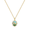 Wholesale Unisex Geometric Cartoon Stainless Steel Copper Pendant Necklace