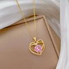 Wholesale Unisex Geometric Cartoon Stainless Steel Copper Pendant Necklace