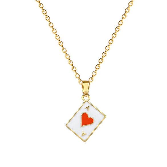 Wholesale Unisex Geometric Cartoon Stainless Steel Square Pendant Necklace