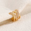 Wholesale Unisex Geometric Copper Goldplated Ear Clips