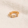 Wholesale Unisex Geometric Copper Goldplated Ear Clips