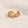 Wholesale Unisex Geometric Copper Goldplated Ear Clips