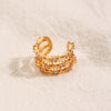 Wholesale Unisex Geometric Copper Goldplated Ear Clips