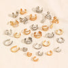 Wholesale Unisex Geometric Copper Goldplated Ear Clips