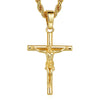 Wholesale Unisex Geometric Cross Necklace 18K Gold Plated Purely Handmade Copper