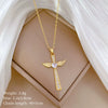 Wholesale Unisex Geometric Diamond Necklace With Titanium Steel And Copper Pendant