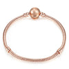 Wholesale Unisex Geometric Electroplated Metal Snake Bone Base Chain Bracelet For Diy Making